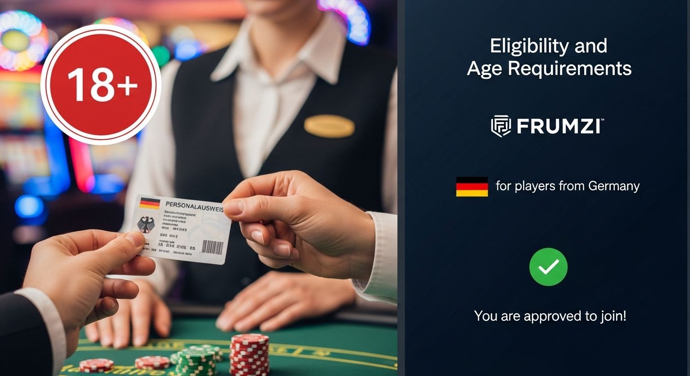Teilnahmeberechtigung und Altersvoraussetzungen casino sign up issues